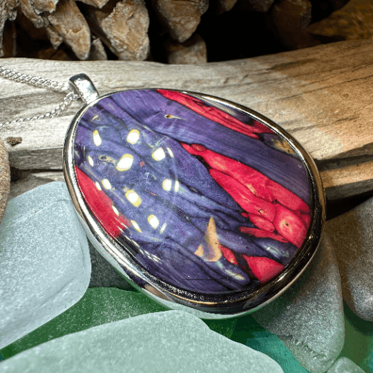 Scottish Organic Heathergems Necklace - Green