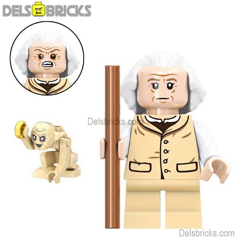 Bilbo Baggins from Lord of The Rings Lego Minifigures Custom Toys - 