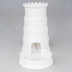 Black Castle Rotatable Folding Retractable DND Dice Tower with Dice Tray