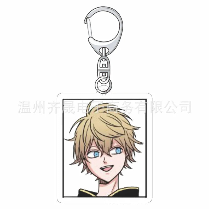 Black Clover Anime Fans Acrylic keychain Astayuno night see big Noel Fenlal keychain jewelry Fans gifts Car bag key chain