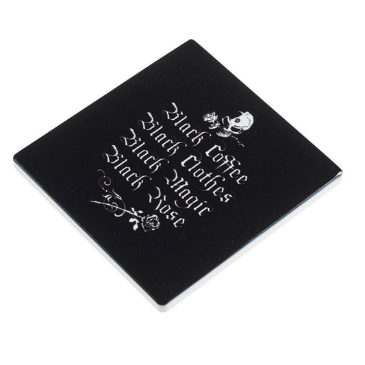 Black Coffee Black Clothes Trivet Coaster