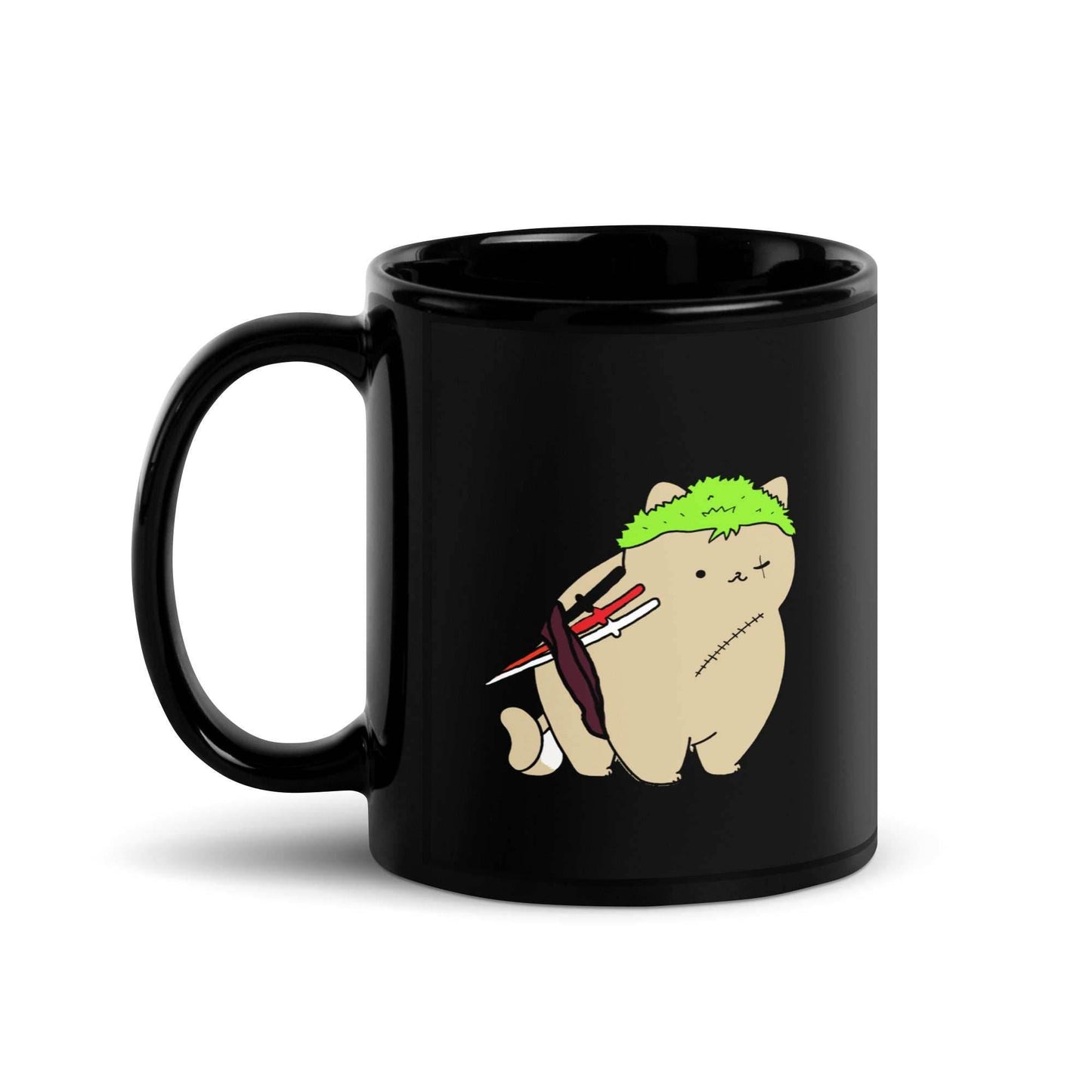 Kitty Zoro X Kitty Luffy Anime Mug - 11oz