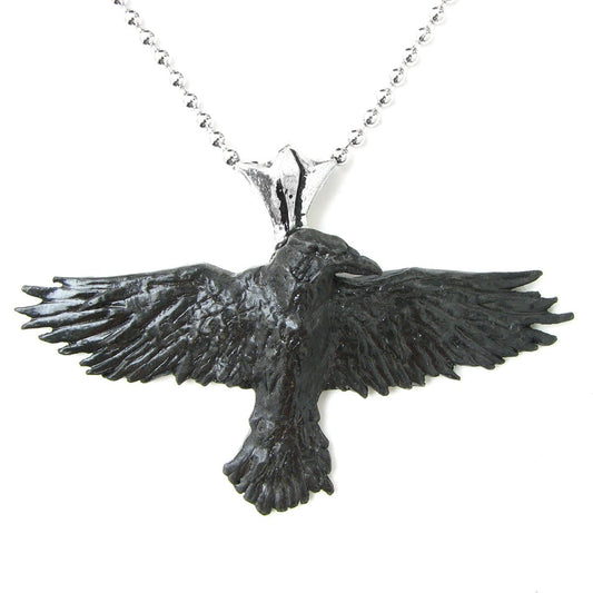 Black Raven Pendant-0