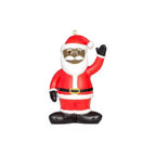 Black Santa Christmas Tree Ornament Decoration - 
