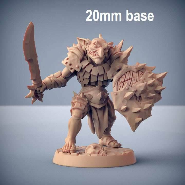 Blackrazor Warrior: Base Sculpt A (Male Hobgoblin) - Without Helmet
