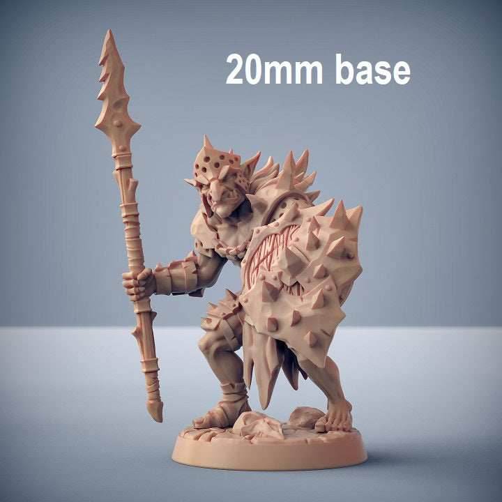 Blackrazor Warrior: Base Sculpt C (Male Hobgoblin) - With Helmet