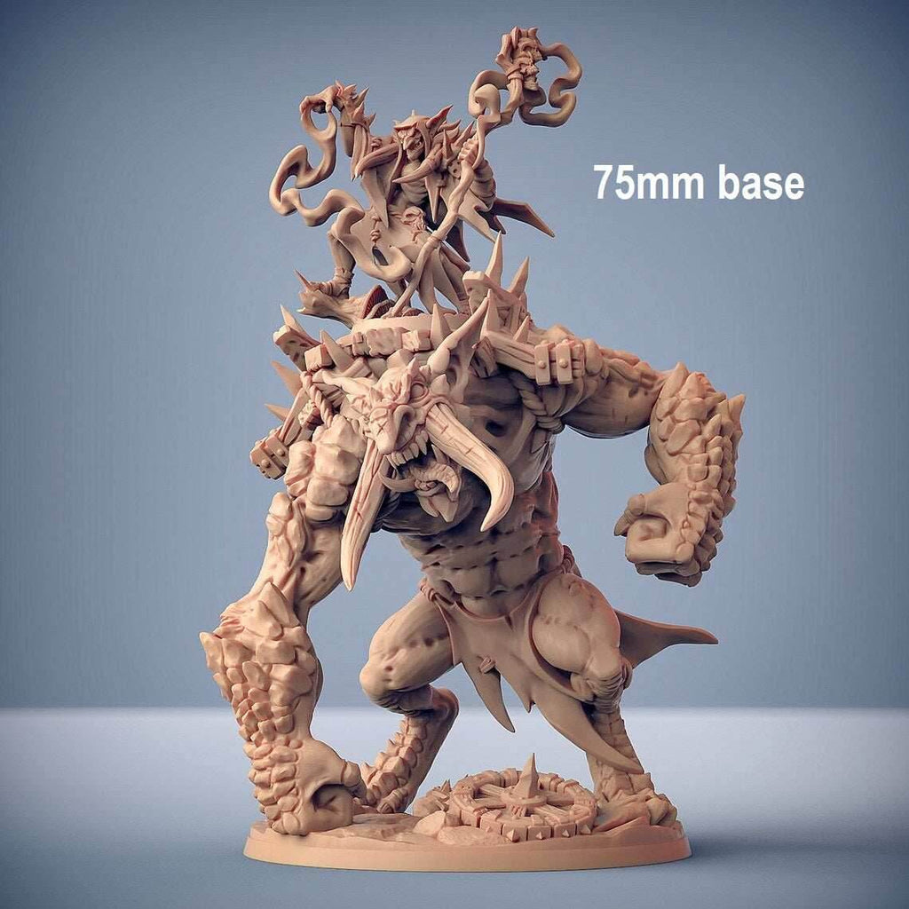 Blackrazor Rock Troll - With Platform & Bogtraz