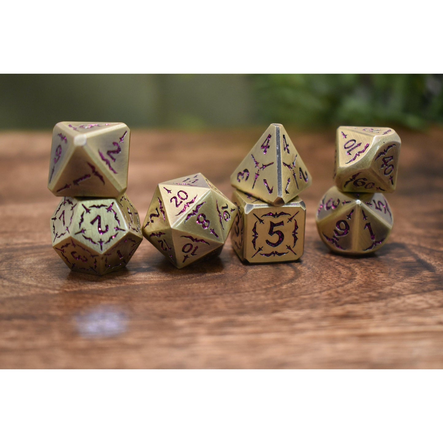 Blade of the Maiden Metal Dice Set