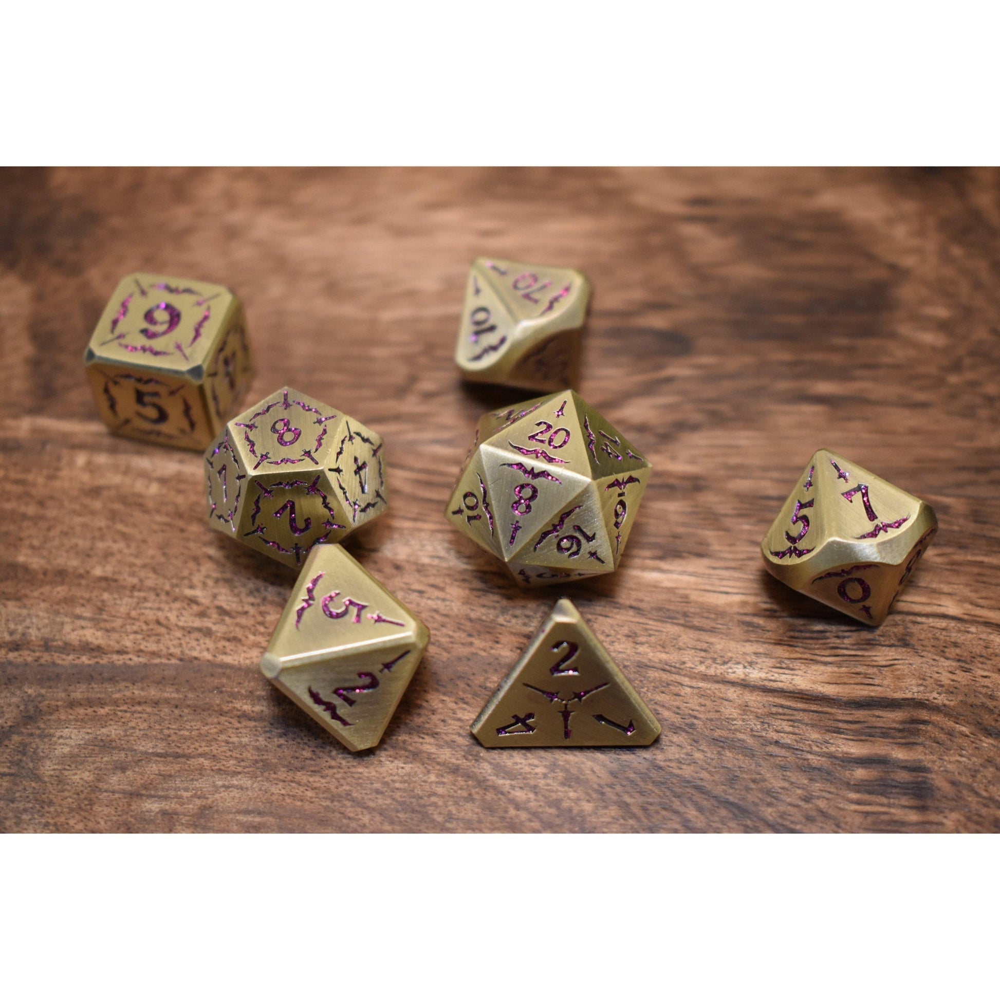 Blade of the Maiden Metal Dice Set