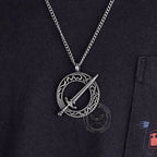 Blades Of Darkmoon Stainless Steel Pendant - Stainless Steel / Pendant Only