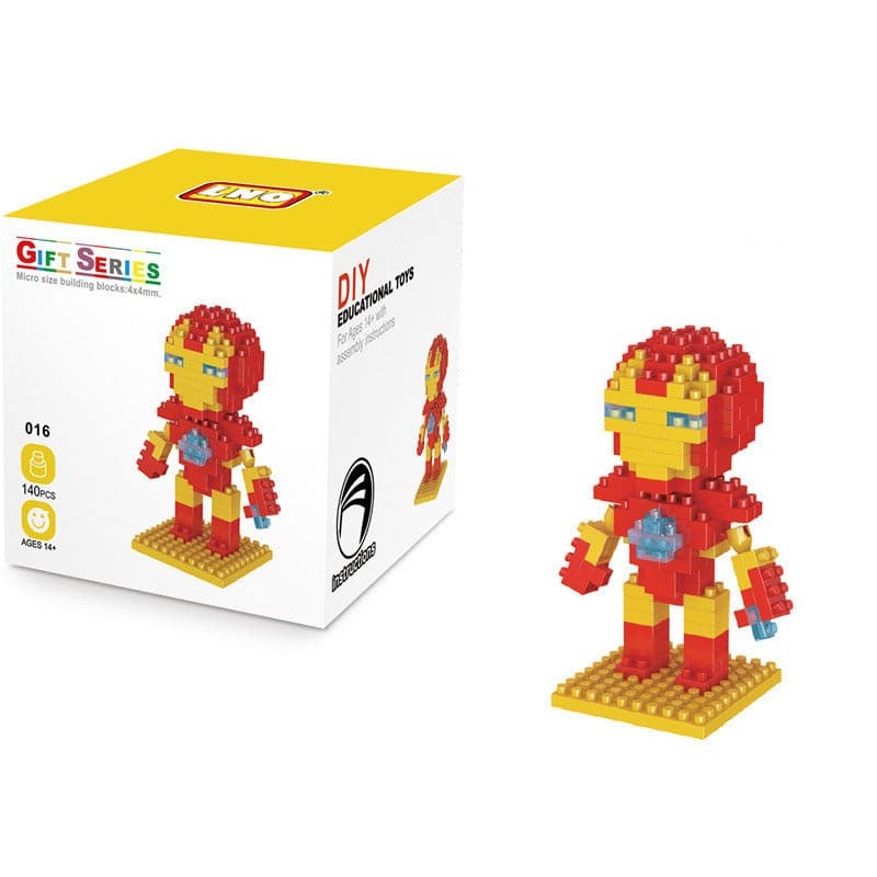 Block Cartoon  Marvel Avengers figures