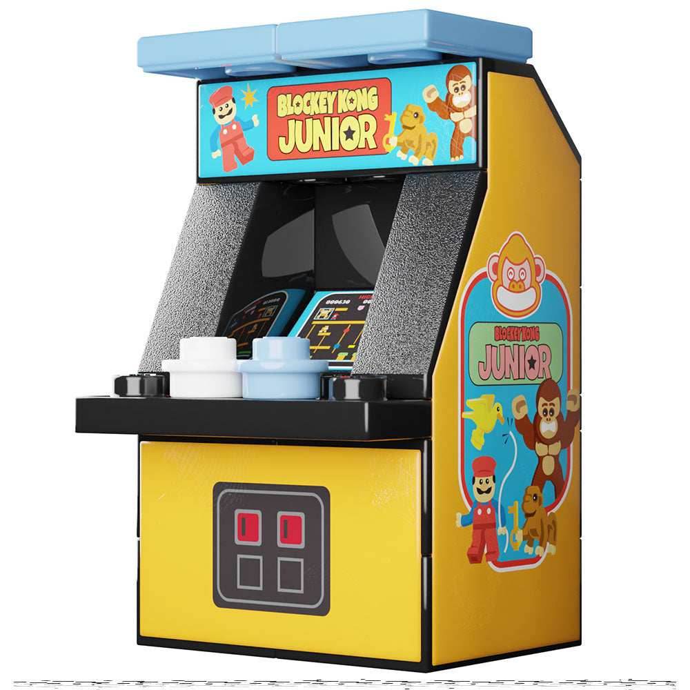 Blockey Kong Jr. - Custom Arcade Machine made using LEGO parts - 