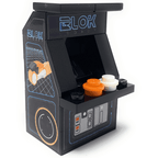 Custom BLOK Legacy Arcade Machine made using LEGO parts - 