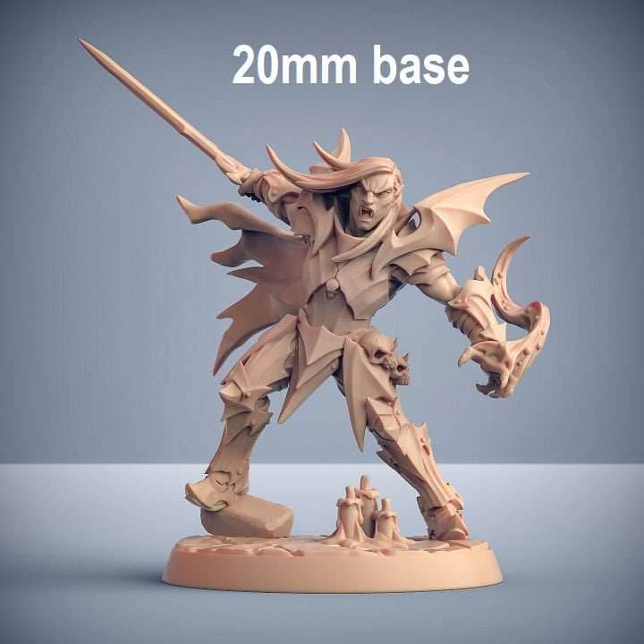 Bloodhunt Knight: Sculpt A (Male Vampire Soldier) - No Helmet / Sword