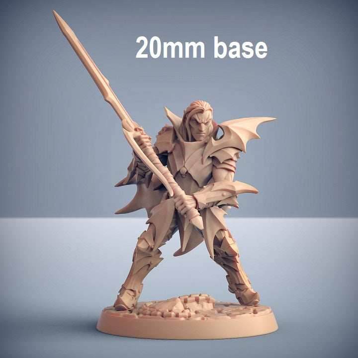 Bloodhunt Knight: Sculpt B (Male Vampire Soldier) - No Helmet / Sword