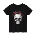 Bloody Valentine Skull Unisex Shirt - S / Black