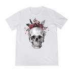 Bloody Valentine Skull Unisex Shirt - S / White