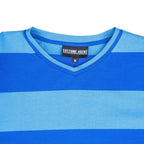 Blue and Detective Halloween Costume  Blue Striped Shirt