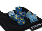 Blue Ivory Dice Collection - 7 Piece Set - 