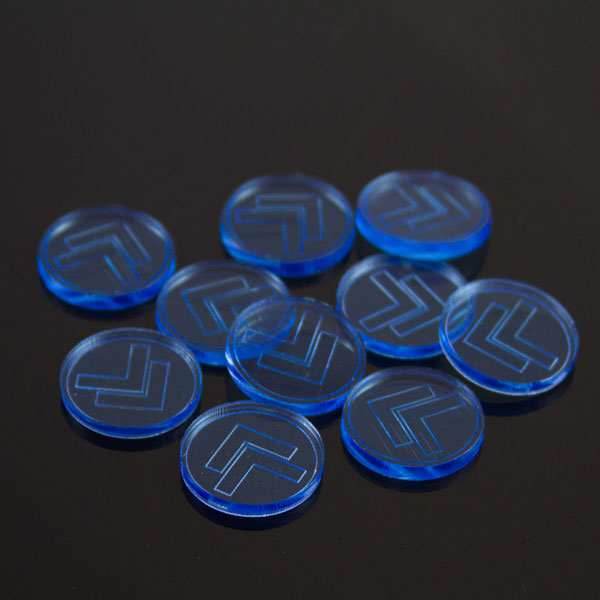 Fluorescent Order Marker - Fluorescent Blue