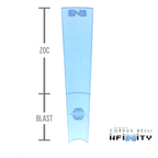 Infinity Zone of Control Templates - Fluorescent Green
