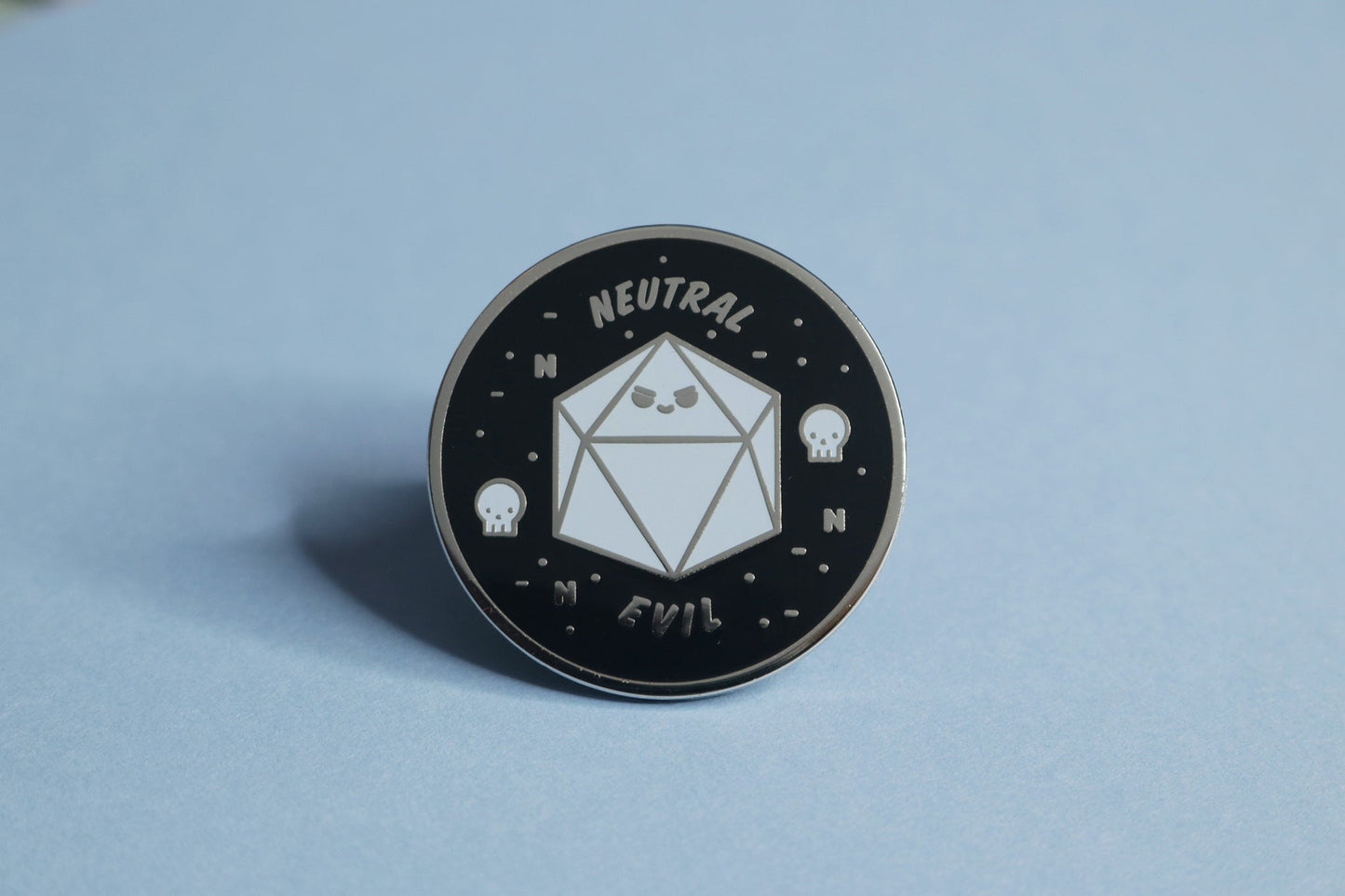 Neutral Evil Alignment Hard Enamel Pin