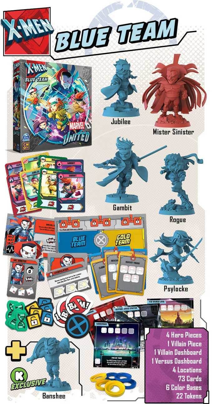 Marvel United: X-Men Blue Team Expansion - 