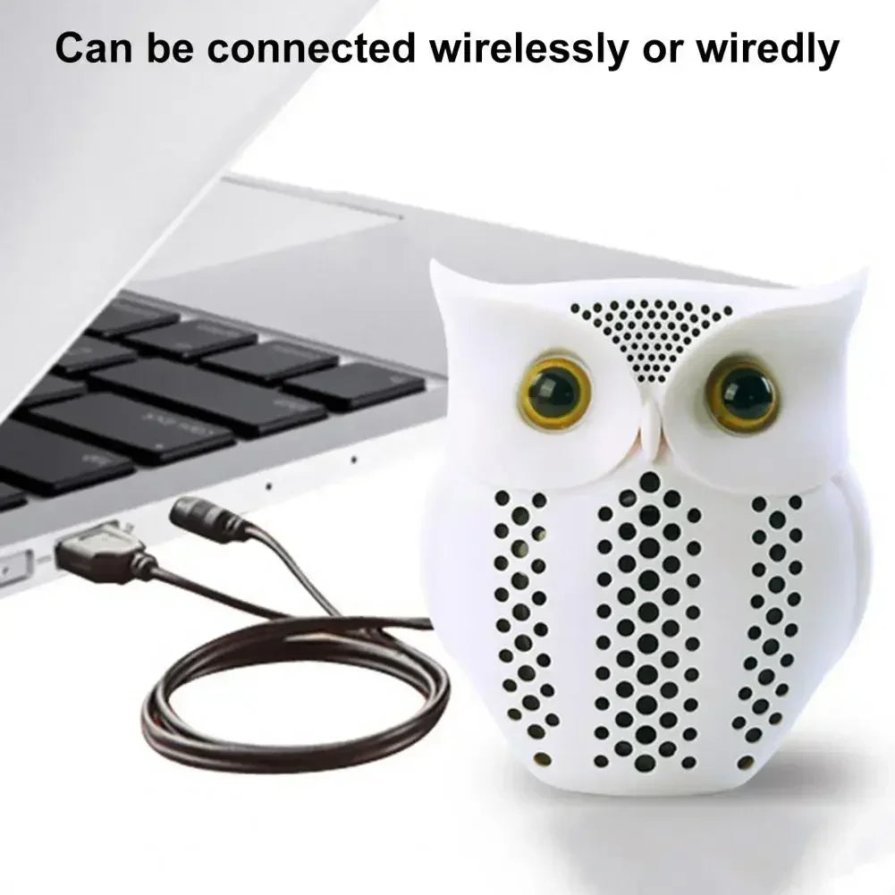 Bluetooth Speakers Owl Shape Portable Mini 5.0 Wireless Bass Subwoofer Music Player Loudspeaker Bluetooth Speakers Bluetooth