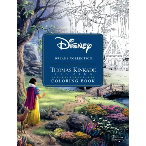 Disney Dreams Collection Thomas Kinkade Studios Coloring Book