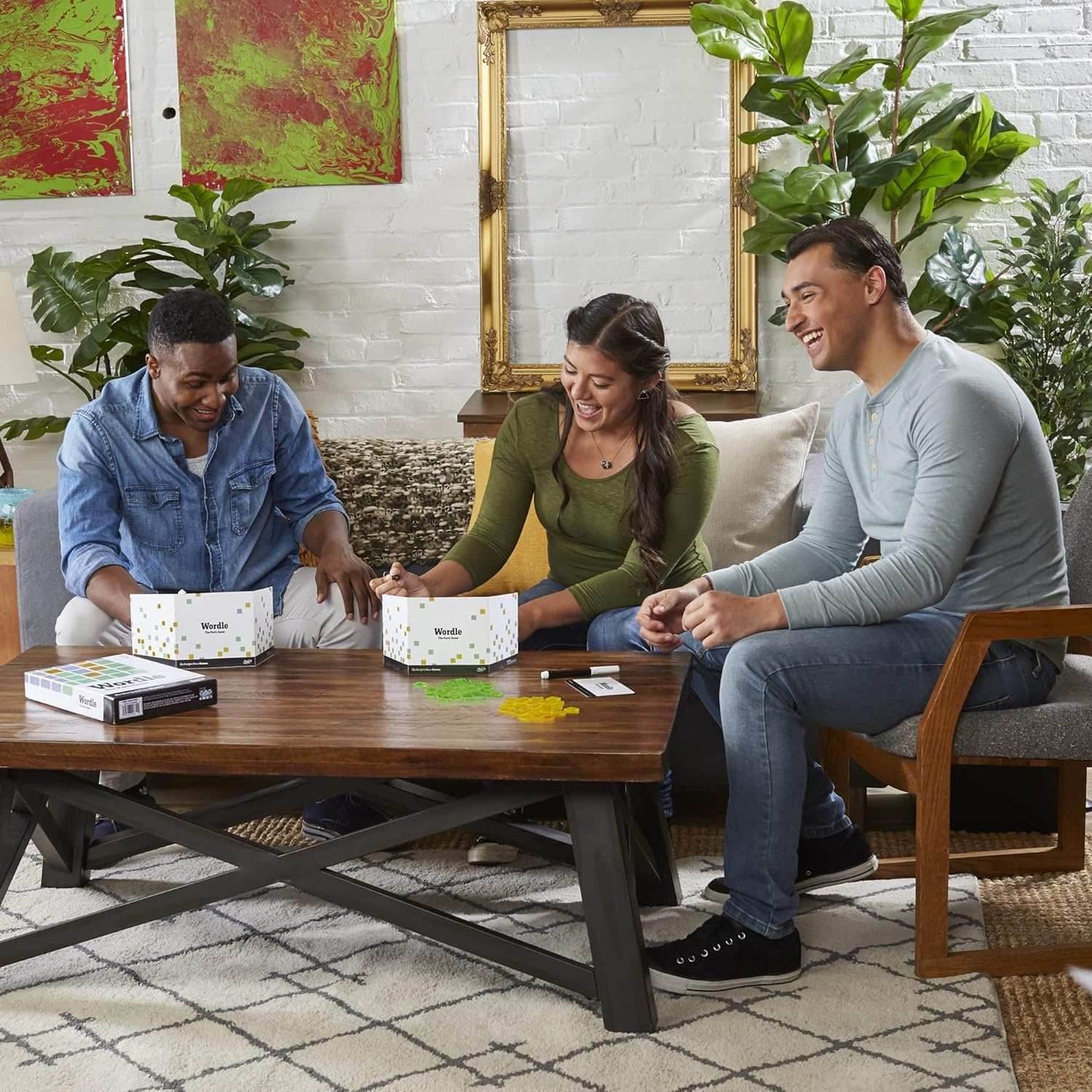 Hasbro Gaming Wordle The Party Game for 2-4 Players, Official Wordle Board Game Inspired by New York Times, Games for Ages 14+, Word Games - 