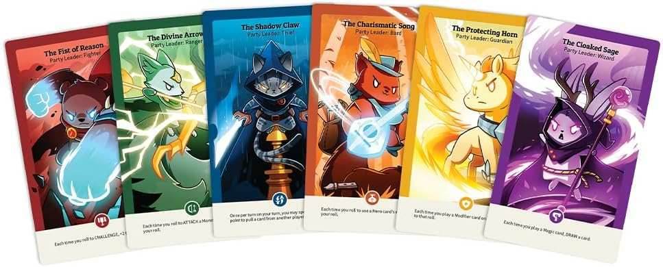 Here To Slay Base Game - Adventure RPG Dice Rolling Card Game For Teens, Adults - 2-6 Players, Hand Management - 