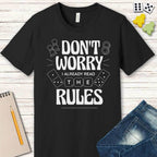 Board Games T-shirt - I Read The Rules - Navy / S