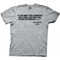 Boardwalk Empire Gangster In My Town Adult Heather Gray T-Shirt