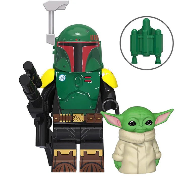 Boba Fett & Grogu Star Wars Lego Compatible Minifigure