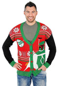 Boba Fett Ugly Christmas Cardigan Sweater - S