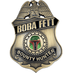BL16-016 Boba Fett Bounty Hunter Full Size pin - 