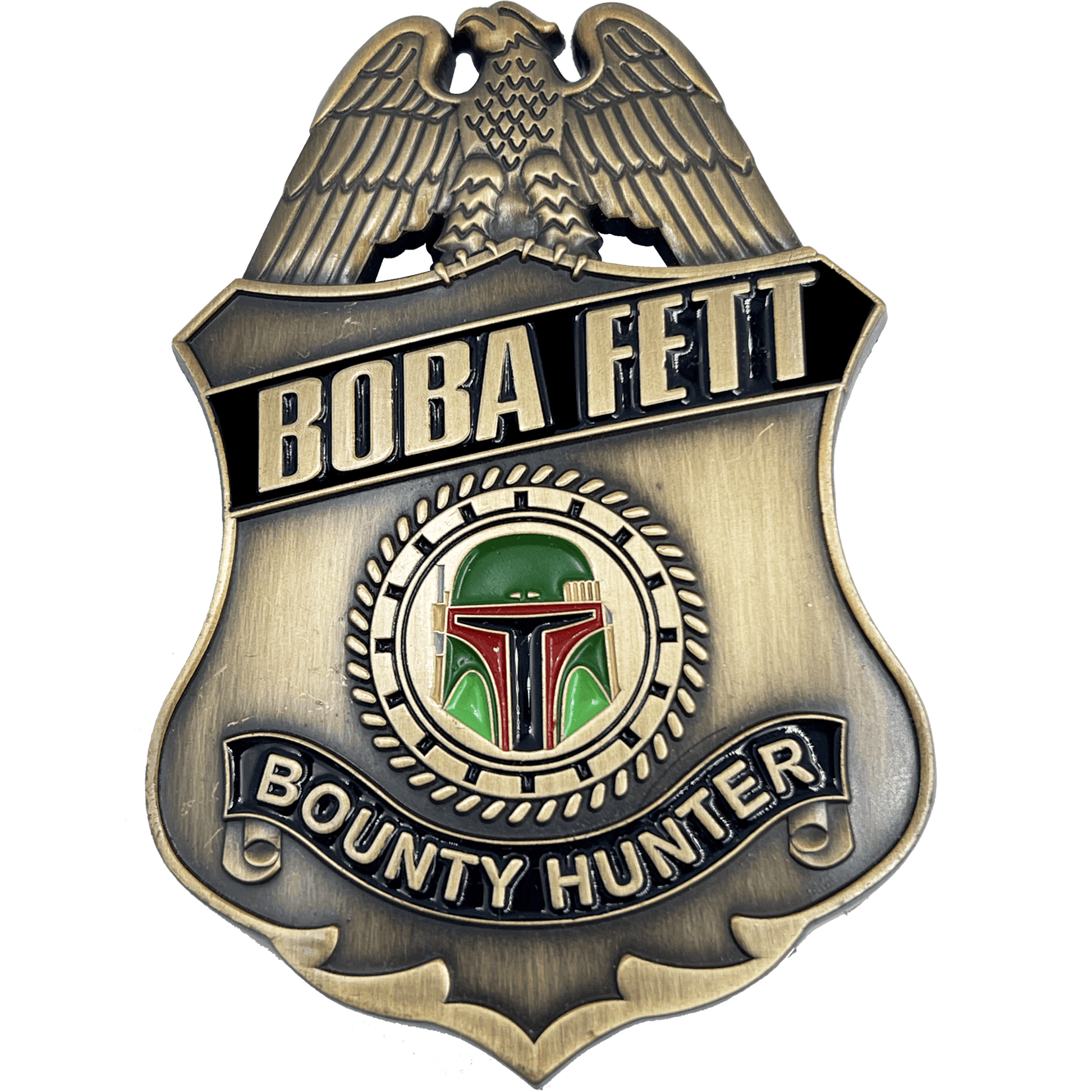BL16-016 Boba Fett Bounty Hunter Full Size pin - 
