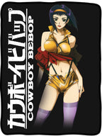 Cowboy Bebop Faye Valentine Standing Fleece Throw Soft Lightweight Blanket 45x60 Inches - 