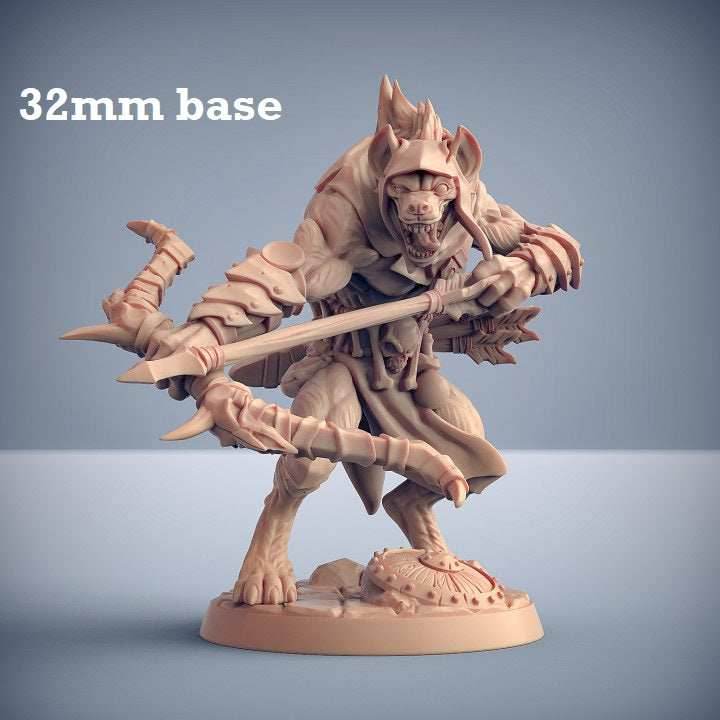Bonegnasher Gnoll: Sculpt E (Male Gnoll Ranger) - 