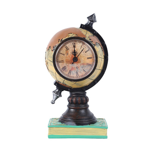 Book clock globe decorative resin ornaments