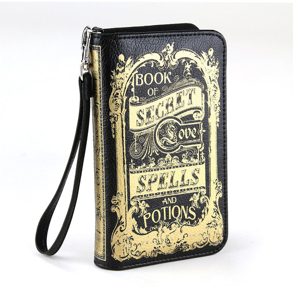 Book Of Secrets Wallet Wristlet