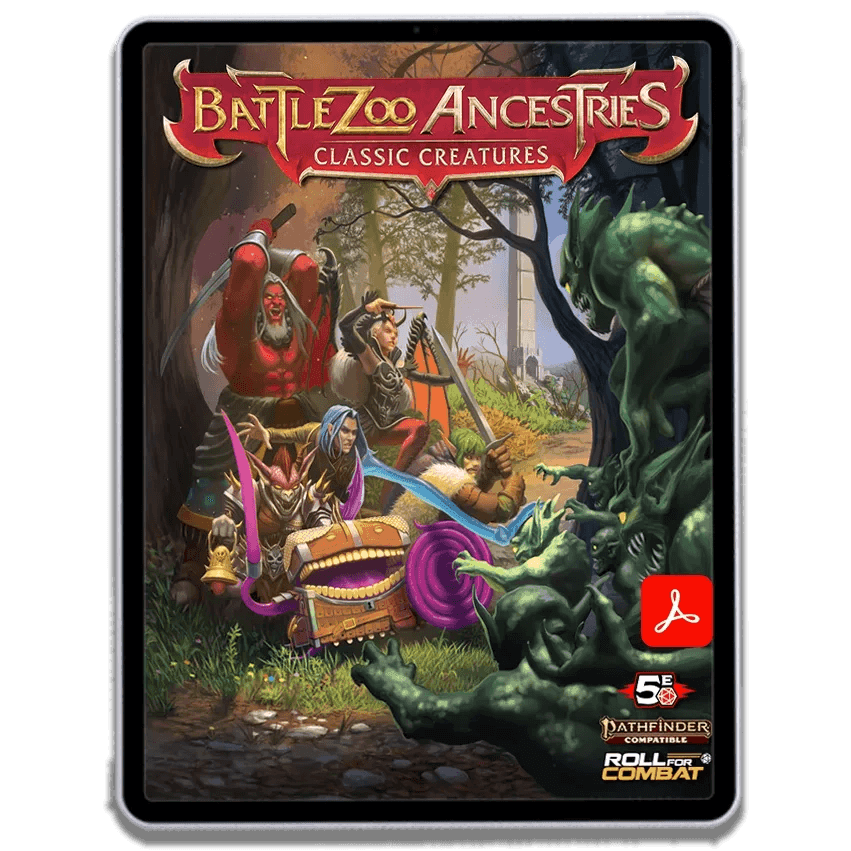 Battlezoo Ancestries: Classic Creatures PDF - Pathfinder 2nd Edition