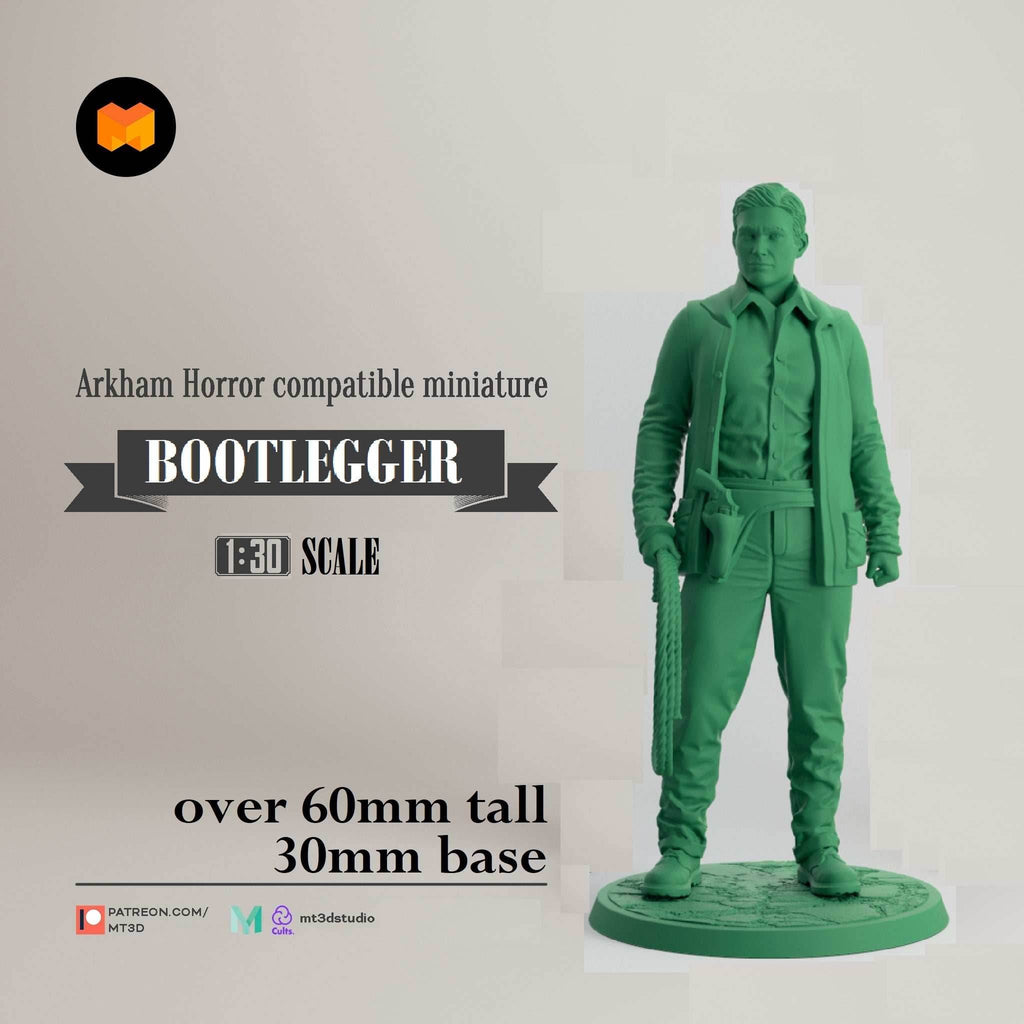Arkham Compatible Investigator: The Bootlegger (Finn Edwards) - 