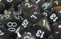 Borealis 2 Polyhedral Smoke/Silver 7-Die Set - Role-Players