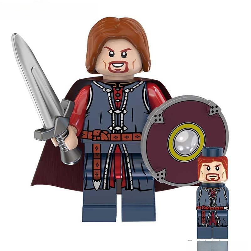 Boromir Lord of The Rings Lego Minifigures Custom Toys