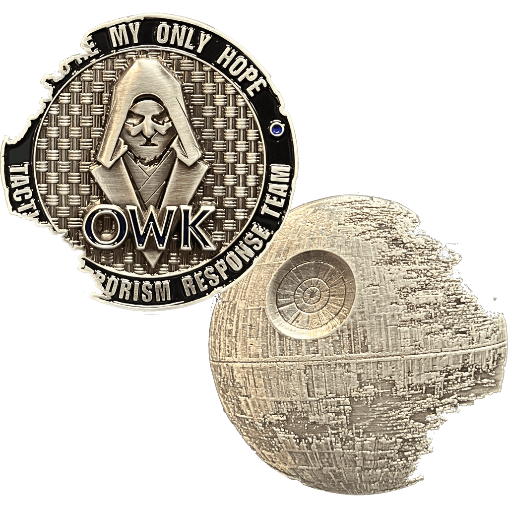 DL13-009 Obi-wan Kenobi You're My Only Hope Death Star II Rogue TACTICAL TERRORISM RESPONSE TEAM 12 TTRT CBP Challenge Coin - 