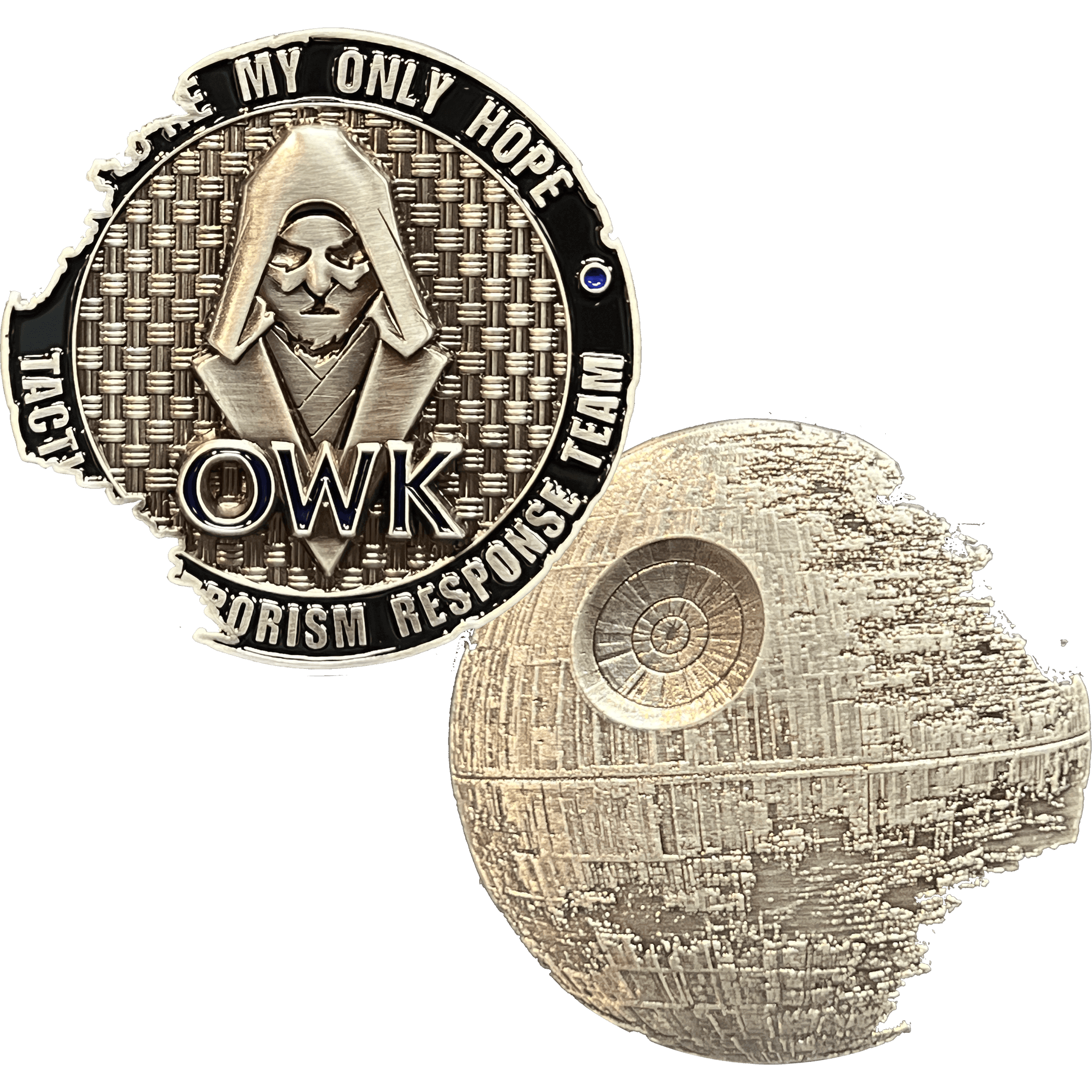 DL13-009 Obi-wan Kenobi You're My Only Hope Death Star II Rogue TACTICAL TERRORISM RESPONSE TEAM 12 TTRT CBP Challenge Coin - 