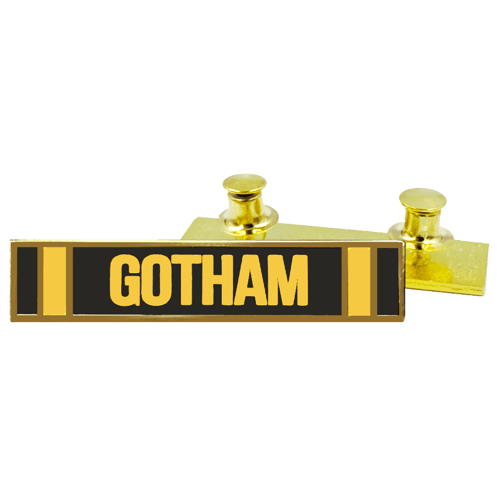 EL13-023 Gotham City Police Department GCPD commendation bar pin Police Style LAPD NYPD CBP BPD - 