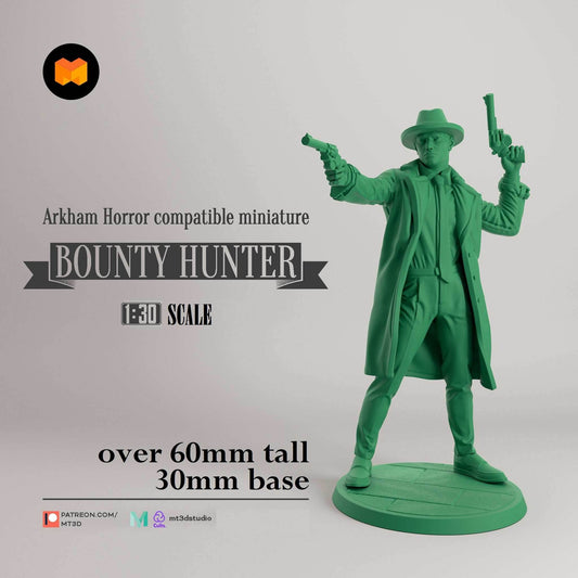Arkham Compatible Investigator: The Bounty Hunter (Tony Morgan) - 