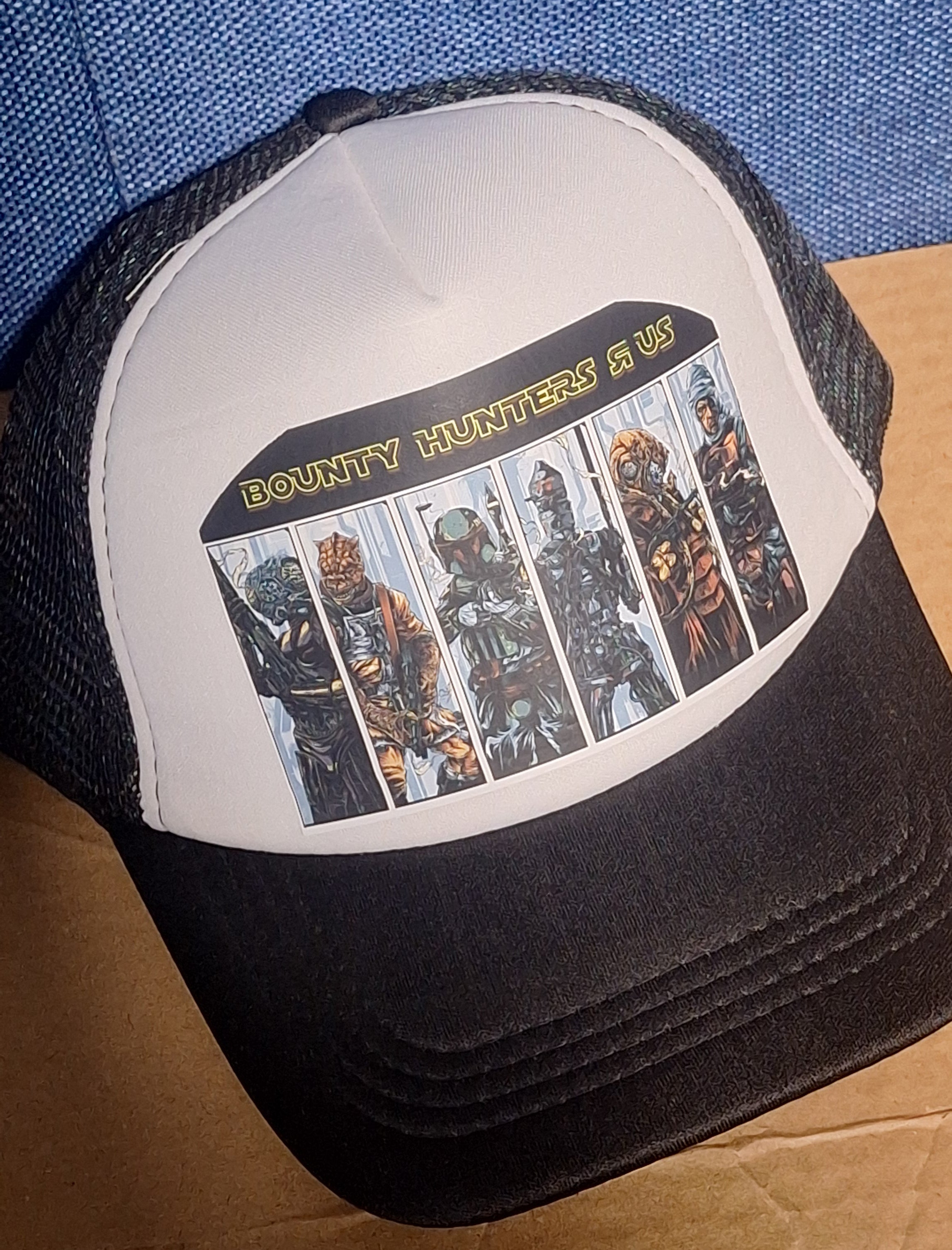 Adjustable Trucker Baseball Cap BOUNTY HUNTERS R US Star Wars